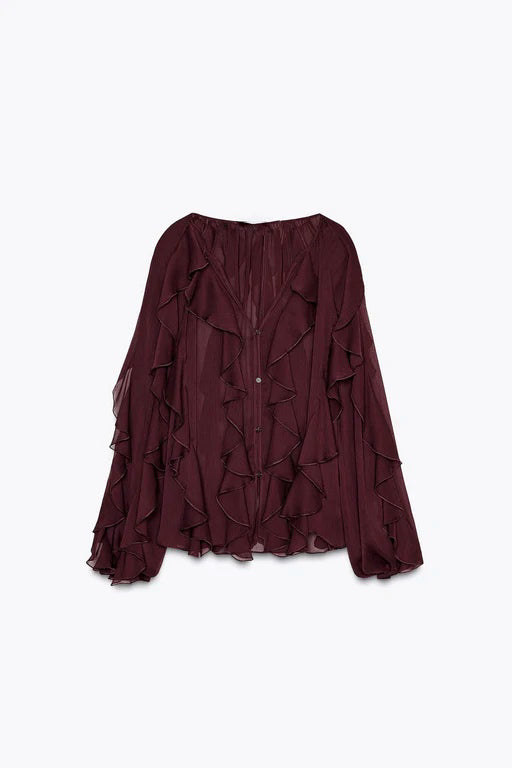 PILAR | Rüschenbluse