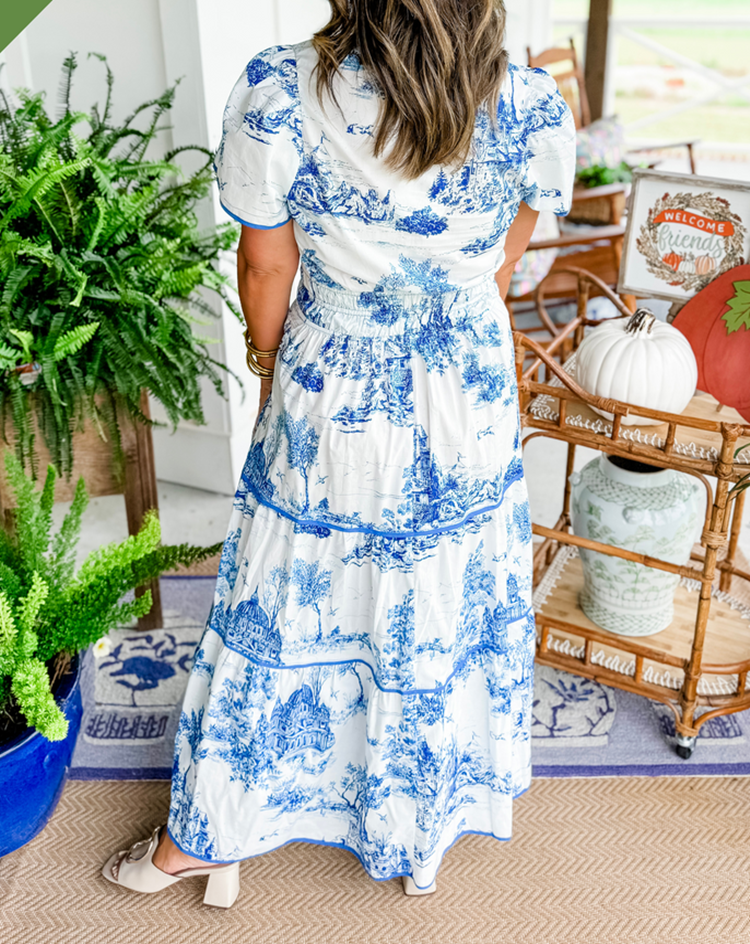 CINDY | Toile Maxikleid