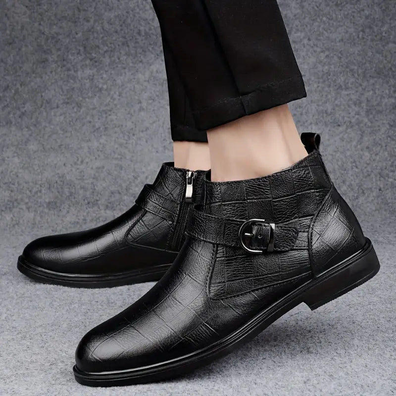 Stiefeletten mit Schnalle für Herren