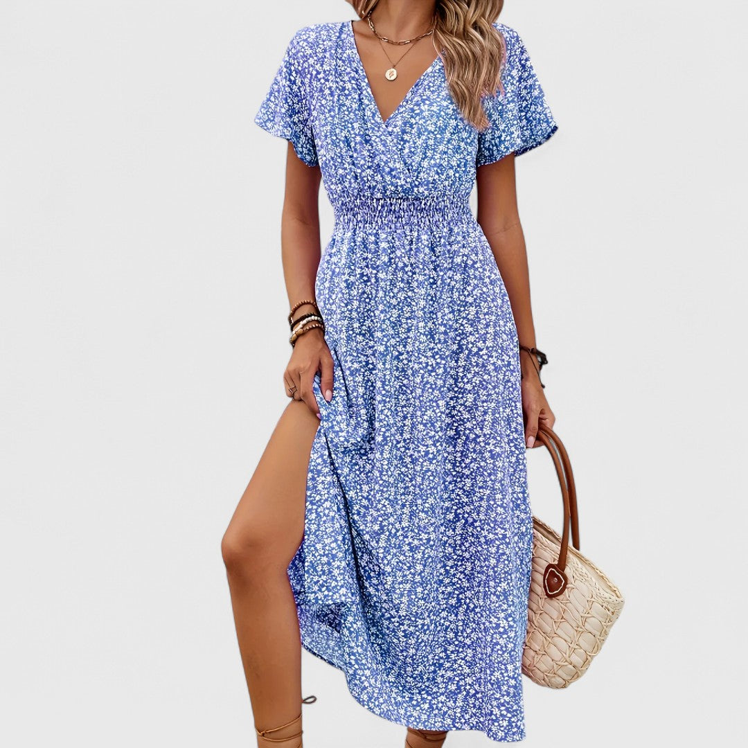 Roseleen – Maxikleid mit Blumenmuster