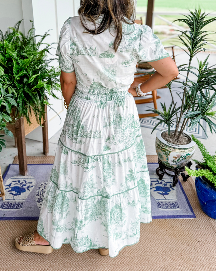 CINDY | Toile Maxikleid