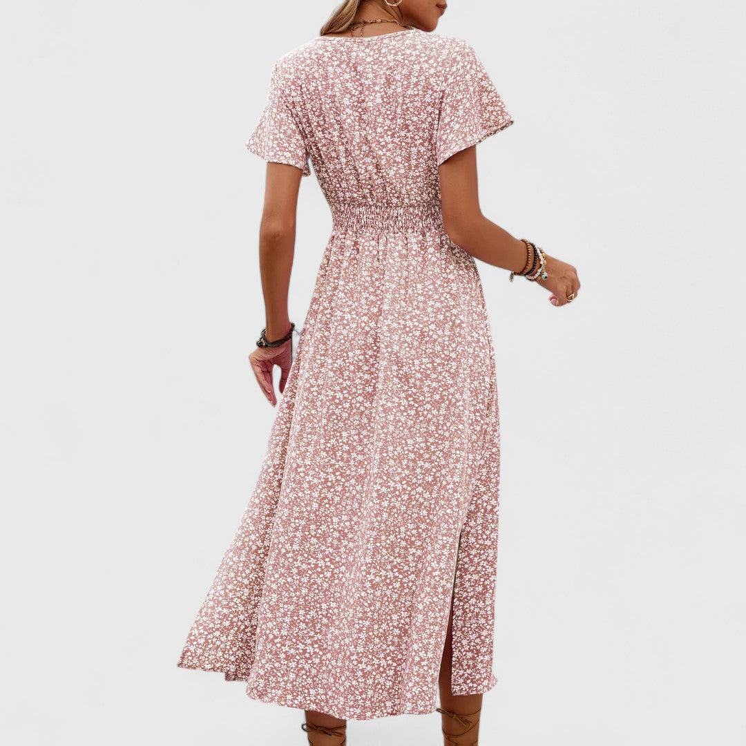 Roseleen – Maxikleid mit Blumenmuster