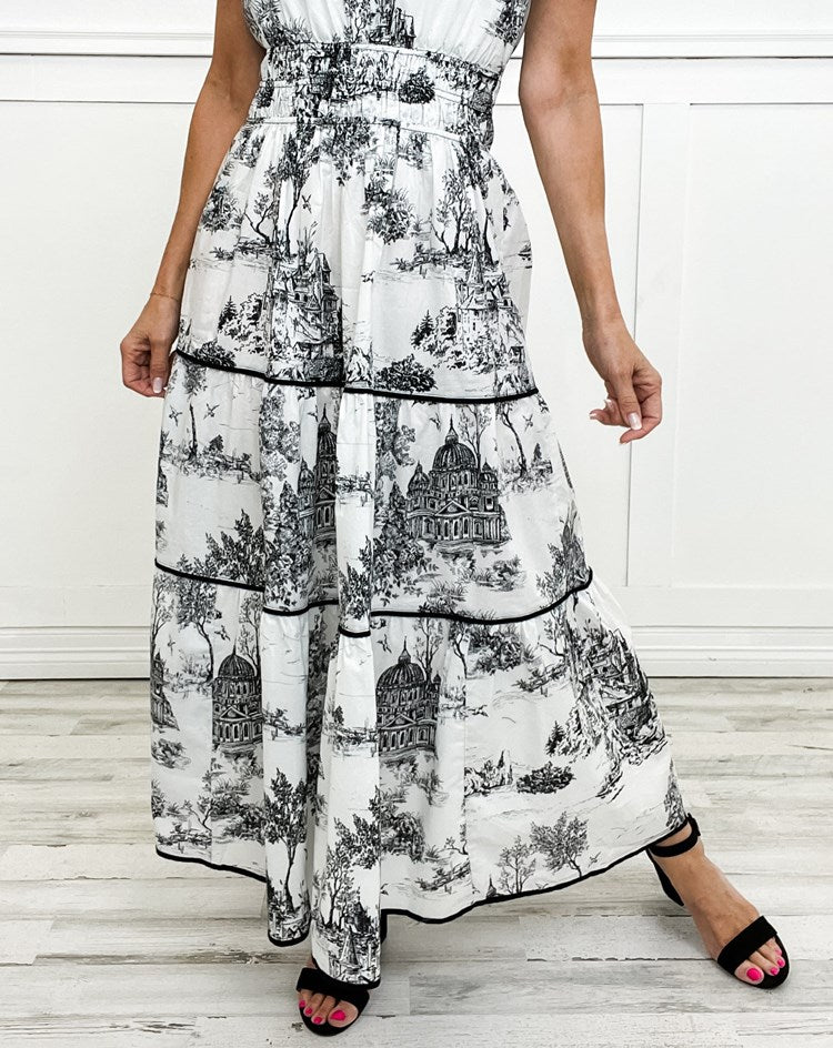 CINDY | Toile Maxikleid