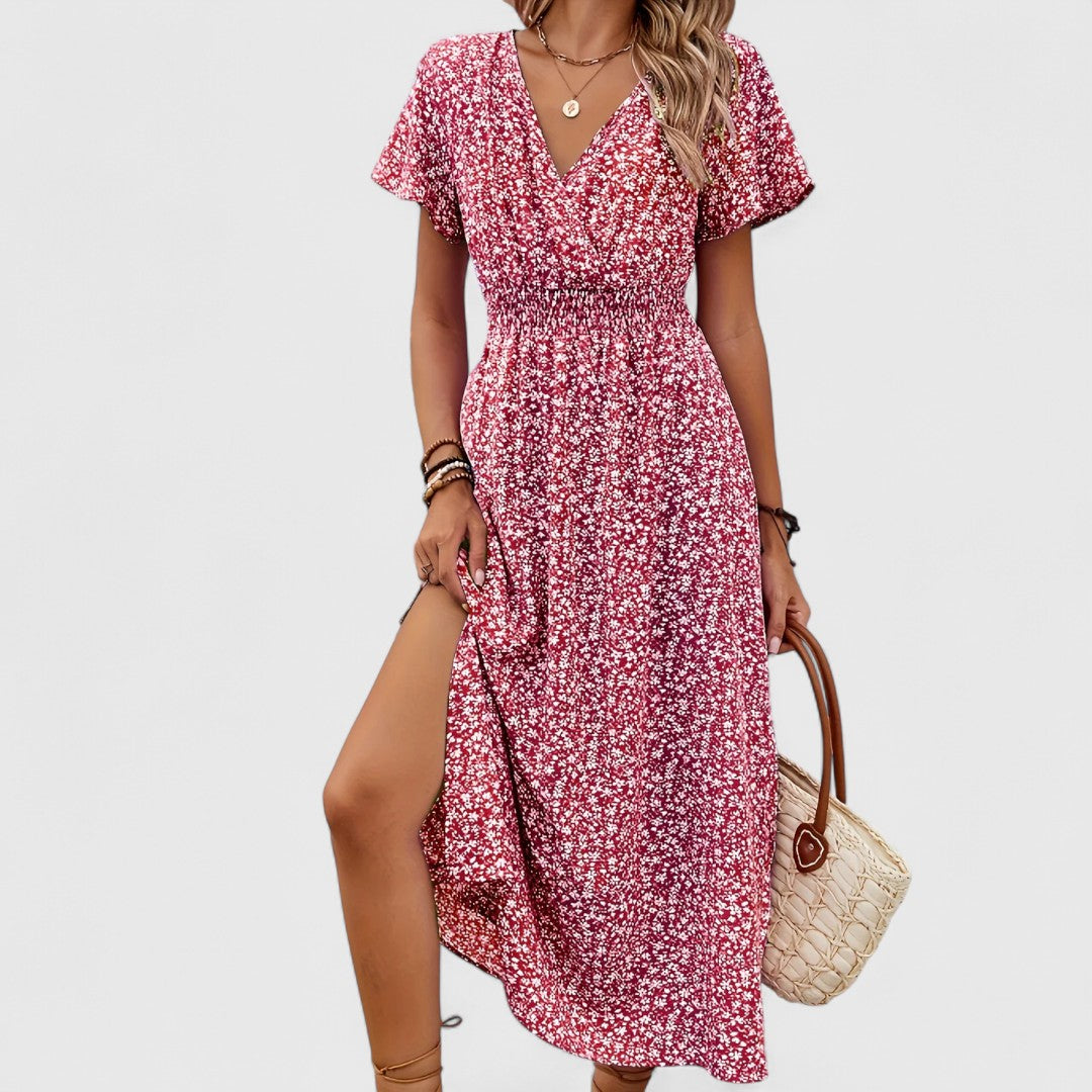 Roseleen – Maxikleid mit Blumenmuster