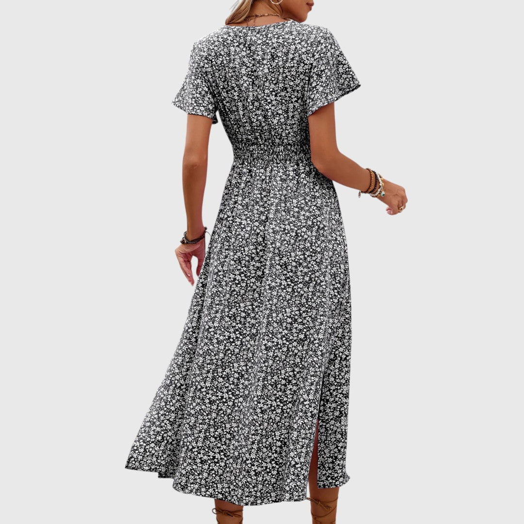 Roseleen – Maxikleid mit Blumenmuster