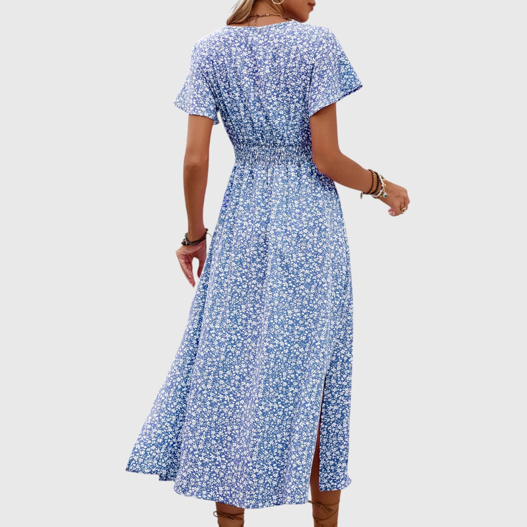 Roseleen – Maxikleid mit Blumenmuster