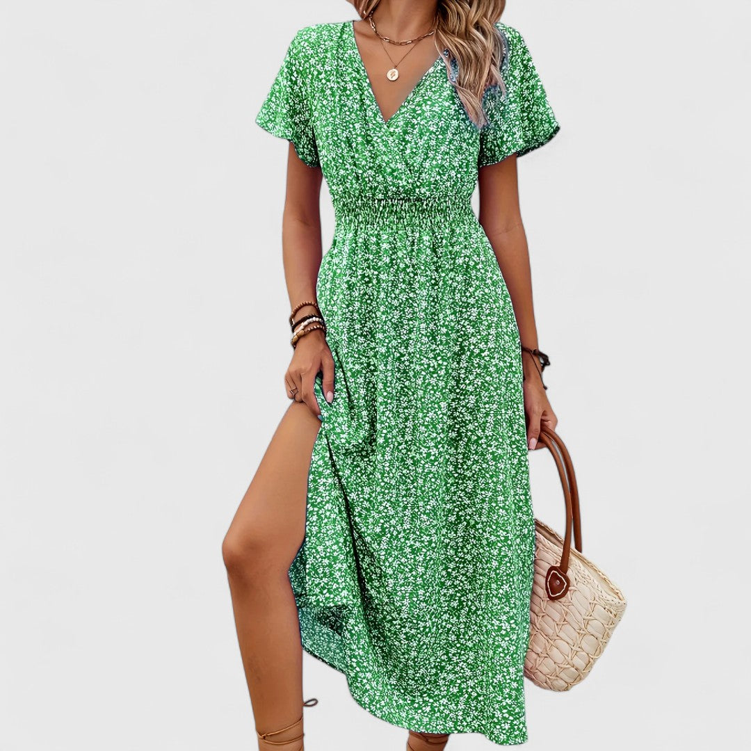 Roseleen – Maxikleid mit Blumenmuster