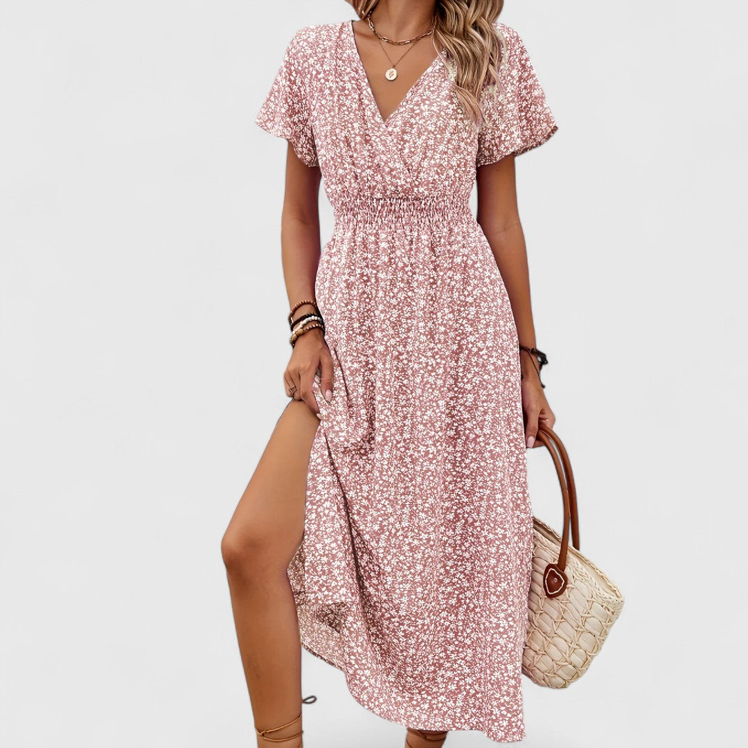 Roseleen – Maxikleid mit Blumenmuster
