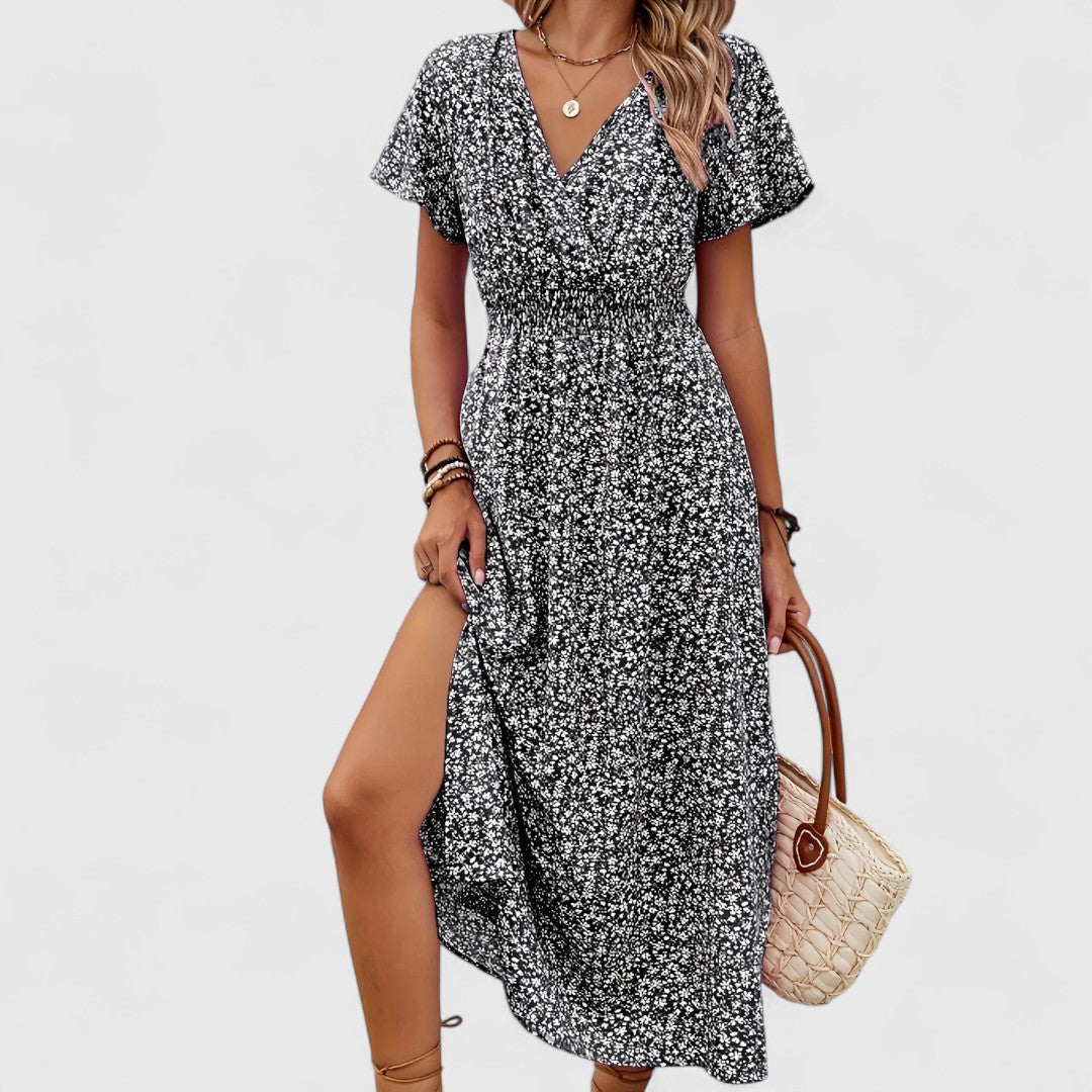Roseleen – Maxikleid mit Blumenmuster