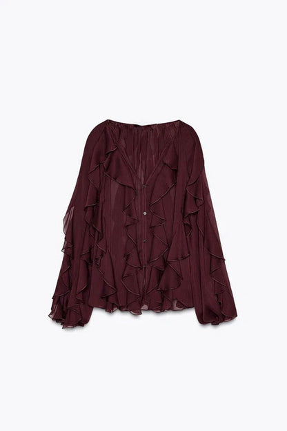 PILAR | Rüschenbluse