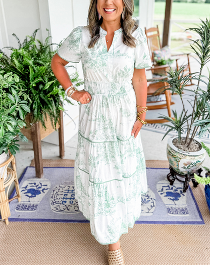CINDY | Toile Maxikleid