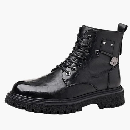 Schnürstiefel mit Reißverschluss für Herren