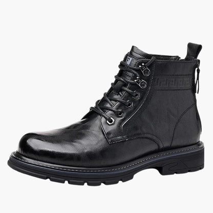 Schnürstiefel mit Reißverschluss für Herren