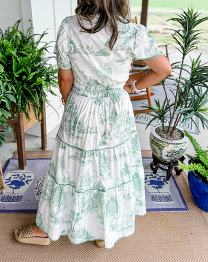 CINDY | Toile Maxikleid