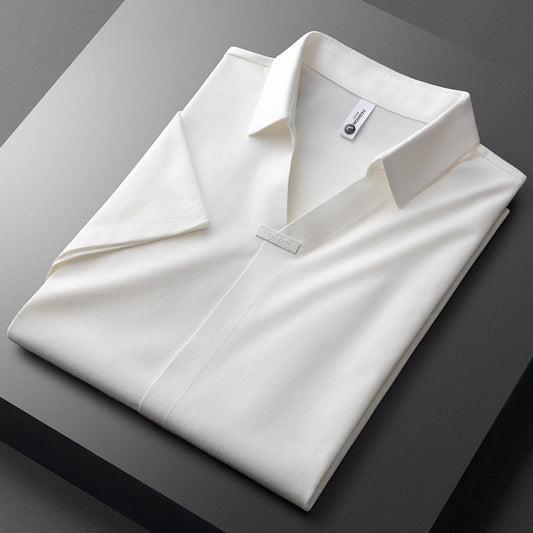 Leonardo – Poloshirt aus Baumwolle und Seide