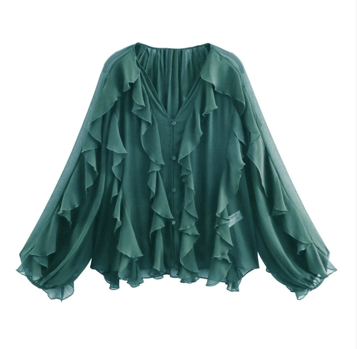PILAR | Rüschenbluse