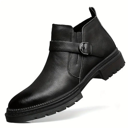 Stiefeletten mit Schnallenriemen für Herren